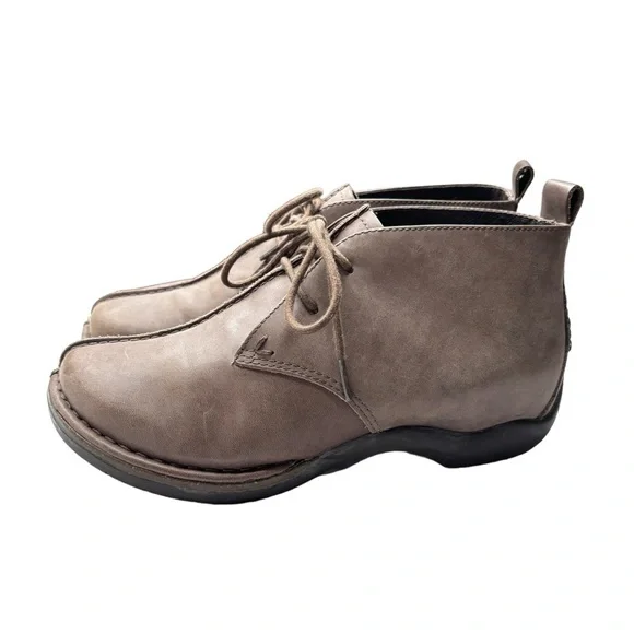 Dansko Womens Lace-Up Chukka Ankle Boots Shoes US 7 EU 37 Brown Nubuck Leather - Picture 7 of 14